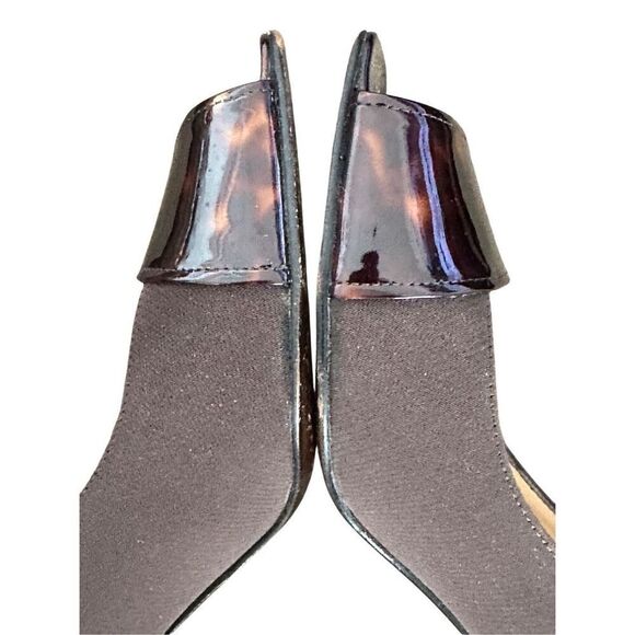 Stuart Weitzman Brown Tortoise Peep Toe Pumps Size 8 - Picture 9 of 13